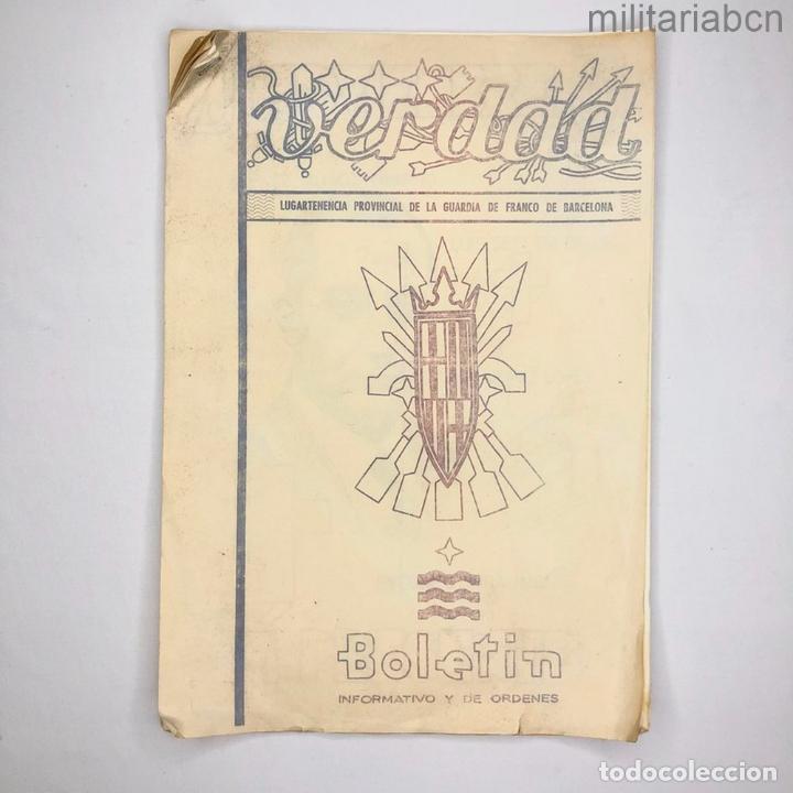 Military Antiques: Verdad. Publicaci&oacute;n de Orden Interno de la Lugartinencia Provincial Guardia de Franco de Barcelona