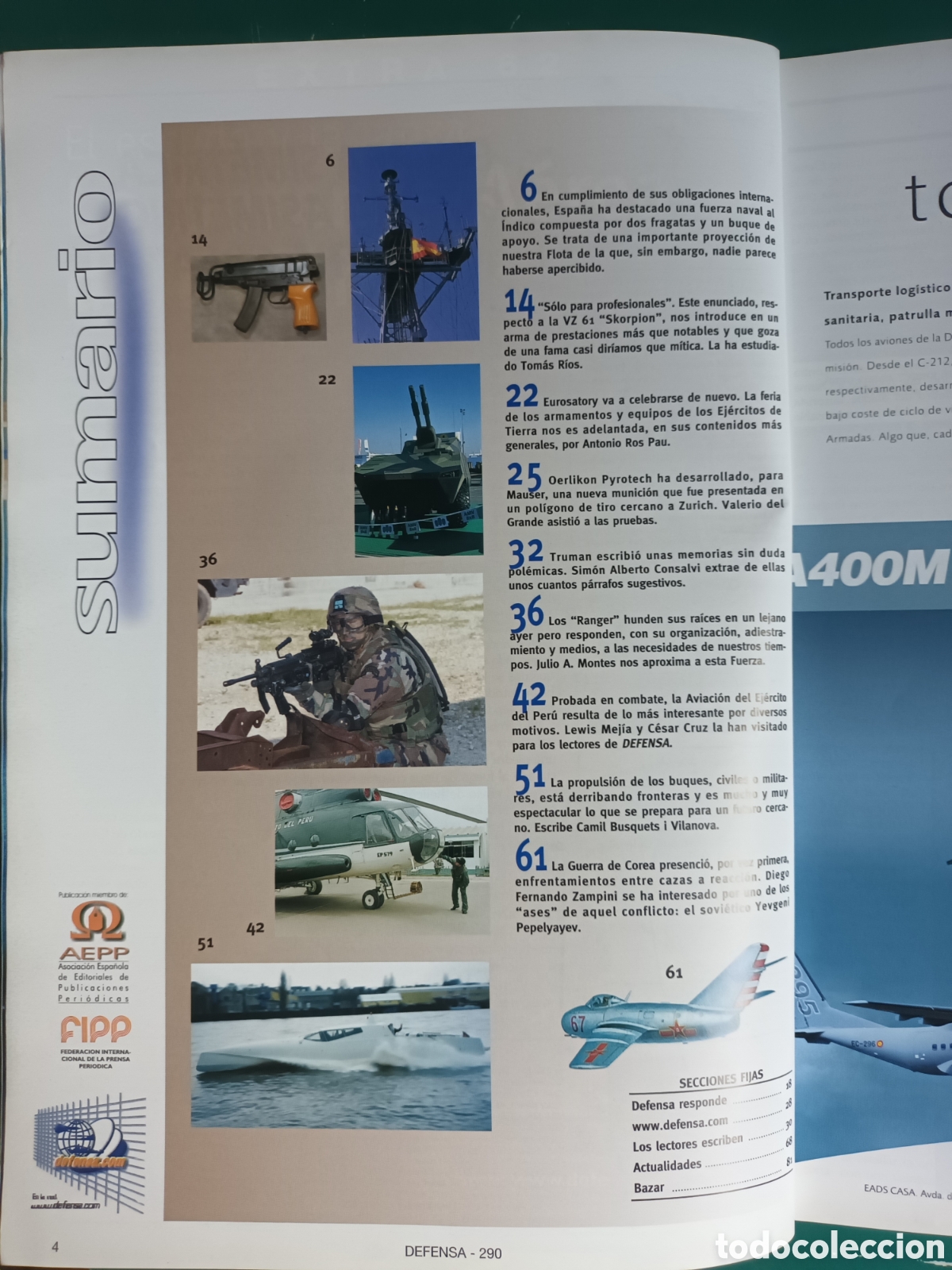 Militaria: DEFENSA N&deg; 290 Junio 2002 - Foto 3