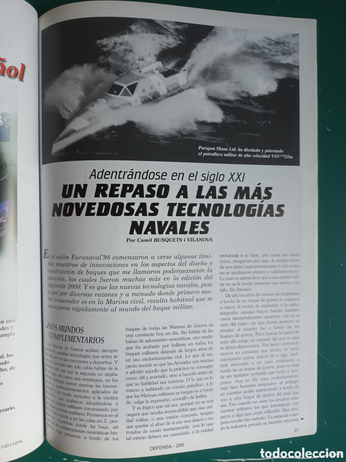 Militaria: DEFENSA N&deg; 290 Junio 2002 - Foto 7