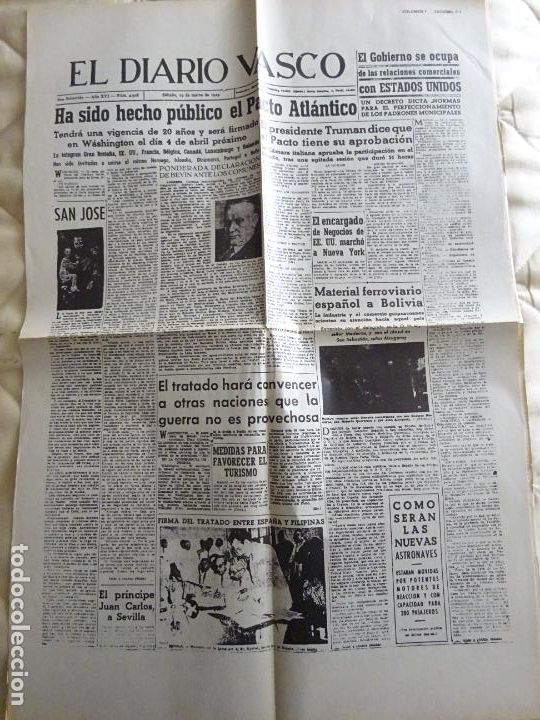 Military Antiques: PACTO ATL&Aacute;NTICO 1949. EN PORTADAS PERI&Oacute;DICOS ESPA&Ntilde;A, VOLUMEN 7 FACSIMIL 7
