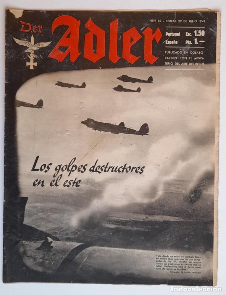 Militaria: Revista Der Adler 15 de 1941. En espa&ntilde;ol.