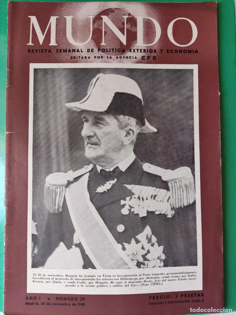 Military Antiques: MUNDO.Revista Semanal de Pol&iacute;tica Exterior n⁰29