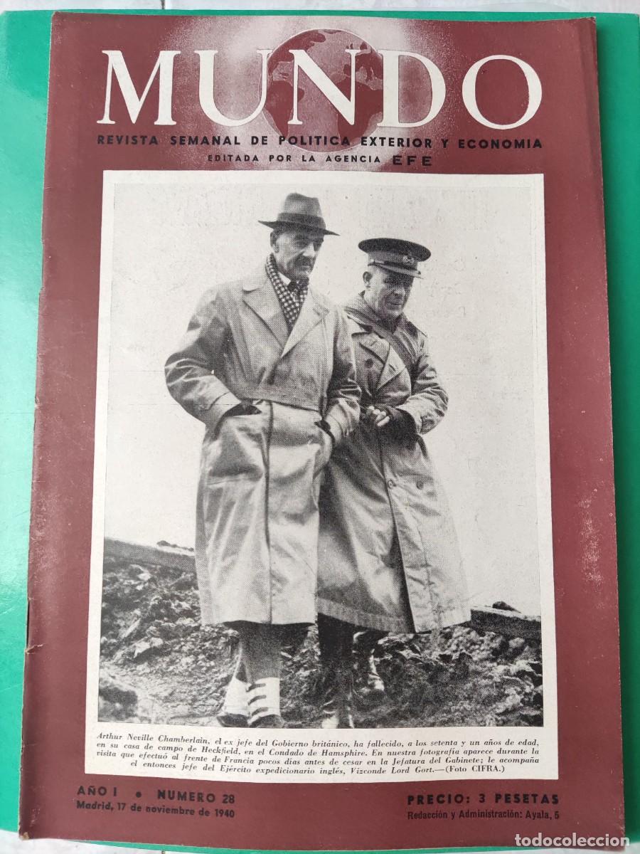 Military Antiques: MUNDO.Revista Semanal de Pol&iacute;tica Exterior n⁰28. 1940