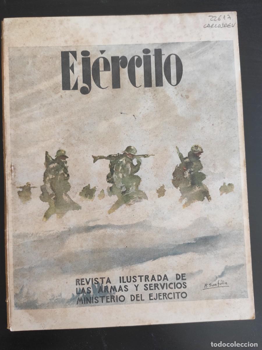 Military Antiques: EJERCITO. REVISTA ILUSTRADA DE LAS ARMAS Y SERVICIOS. N&ordm; 218. A&Ntilde;O 1958. DEFENSA DE COSTAS. OP.. LEER