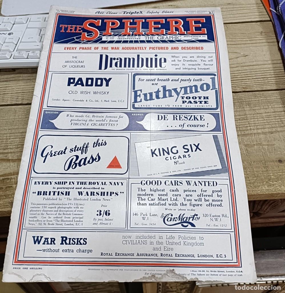 Militaria: THE SPHERE. SEPTEMBER 21, 1940, II GUERRA MUNDIAL,N&ordm;2122