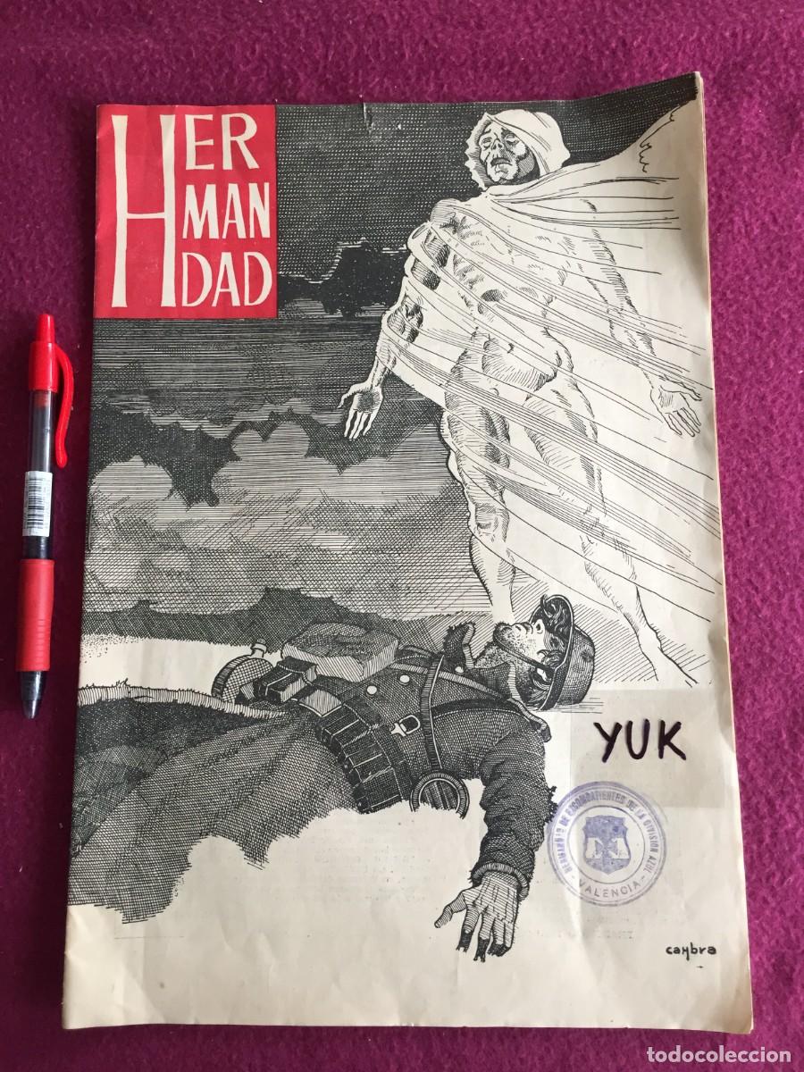 Militaria: Bolet&iacute;n &ldquo;Hermandad&rdquo; de la Divisi&oacute;n Azul n&uacute;mero 4 (1956) con cu&ntilde;o de la epoca