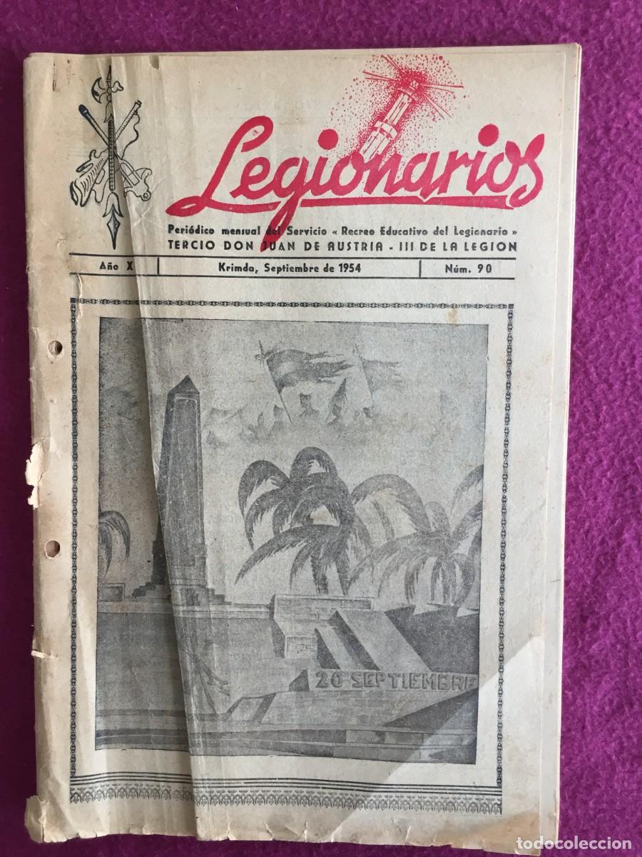 Militaria: REVISTA LEGIONARIOS - 1954 N&ordm; 90 - TERCIO DON JUAN DE AUSTRIA DE LA LEGION - KRIMDA