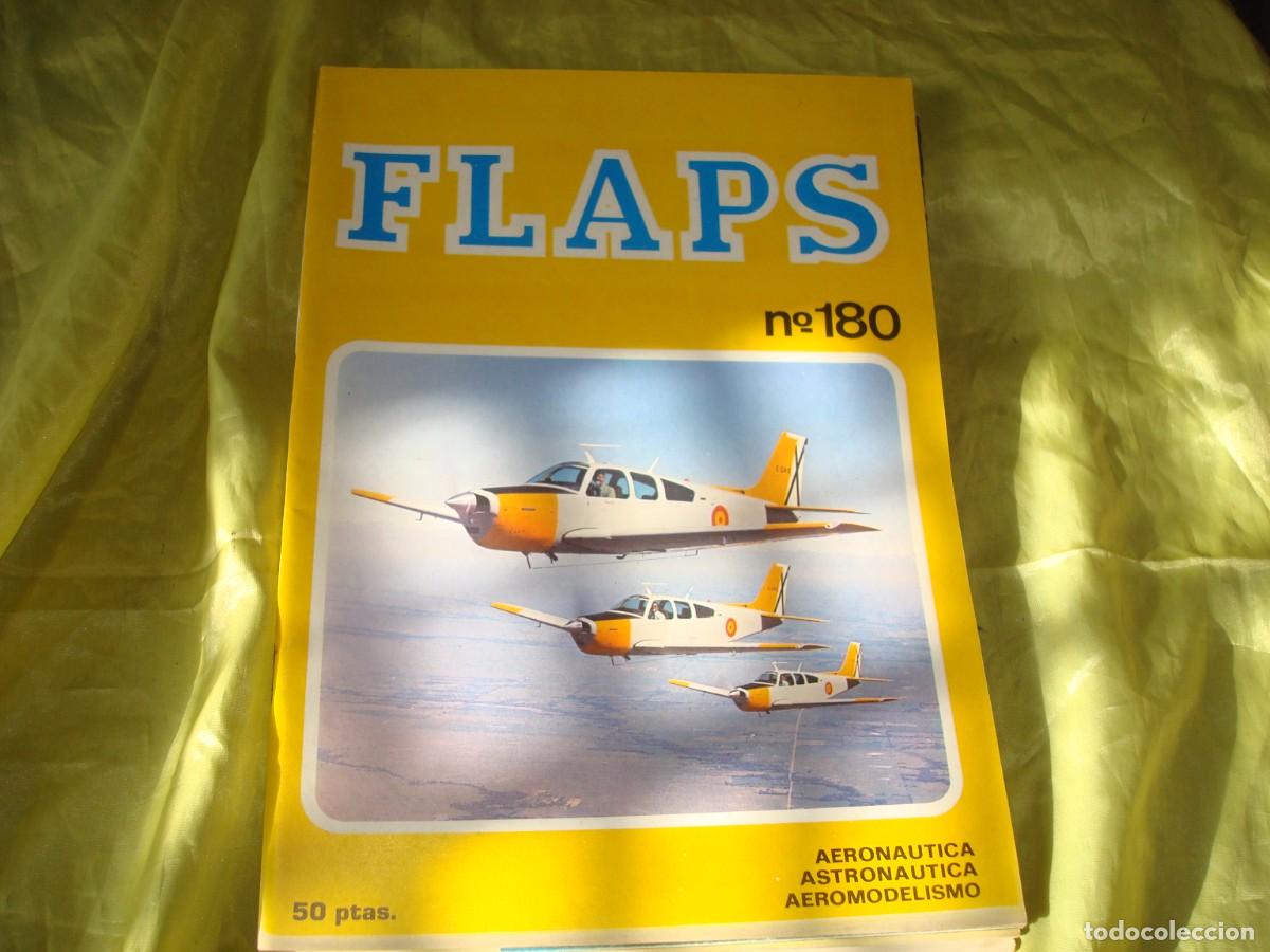 Militaria: FLAPS. AERONAUTICA, ASTRONAUTICA, AEROMODELISMO. N&ordm; 180. FEBRERO 1975