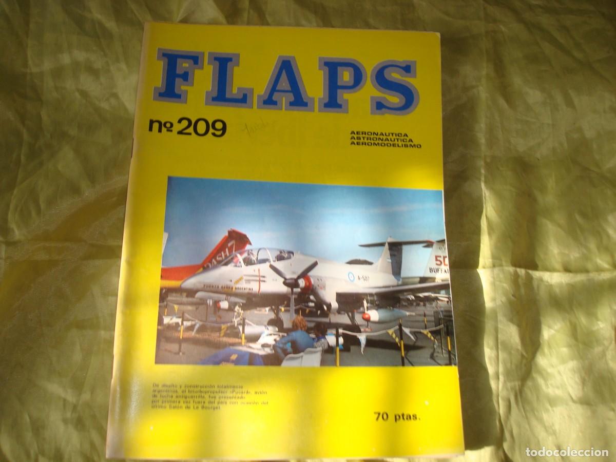 Militaria: FLAPS. AERONAUTICA, ASTRONAUTICA, AEROMODELISMO. N&ordm; 209. OCTUBRE 1977