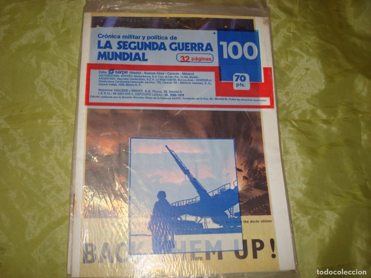 Militaria: CRONICA MILITAR Y POLITICA DE LA SEGUNDA GUERRA MUNDIAL. FASCICULO 100. SARPE, 1978