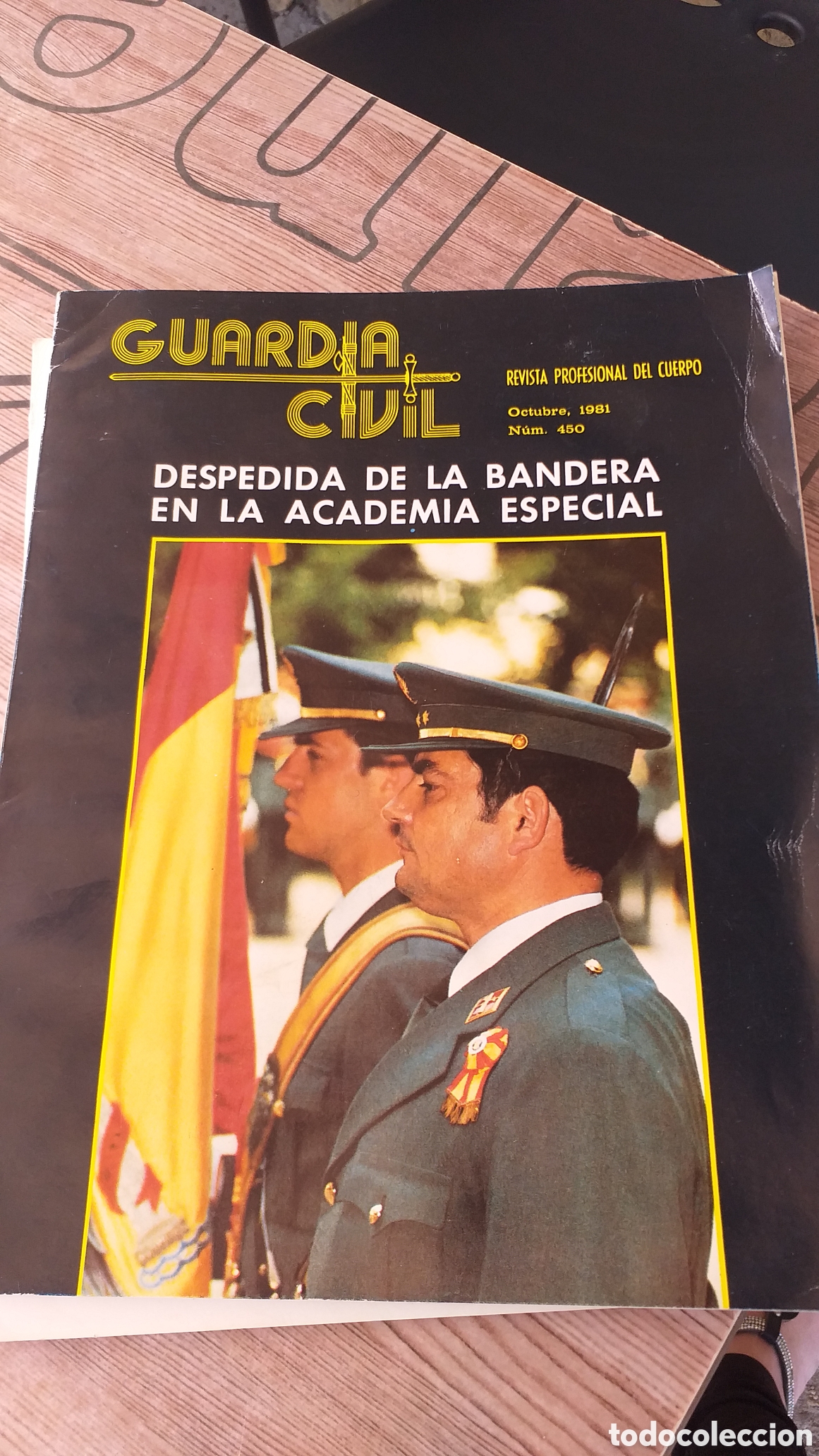 Militaria: Revista Guardia Civil n⁰450 octubre 1981