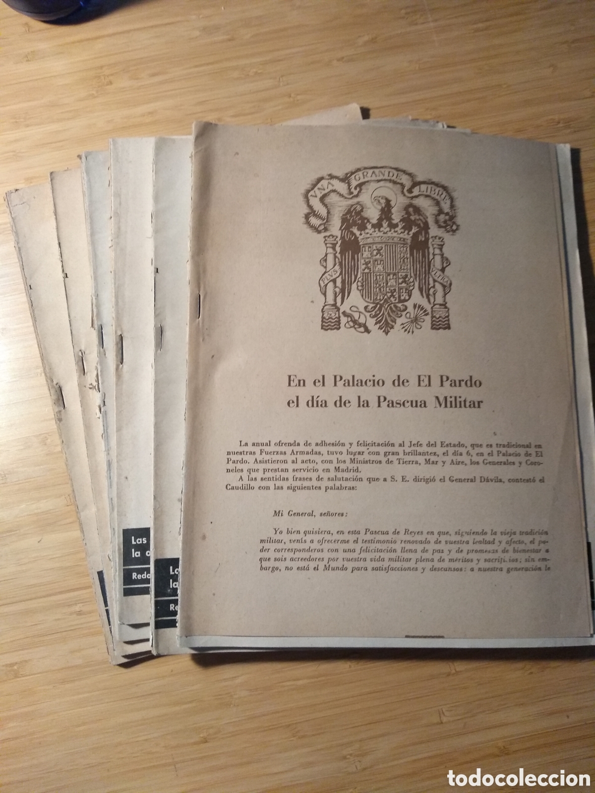 Militaria: Ejercito. Revista ilust de armas y servicios. N&ordm; 71-1945, 91 y 94-1947, 100-1948, 128-1950, 132-1951