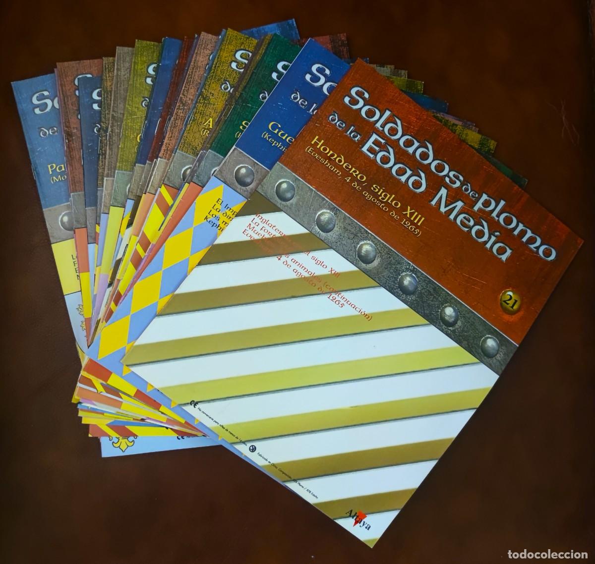 Militaria: Soldados de plomo de la edad media Fasc&iacute;culos del 21 al 40 Altaya Excelente estado