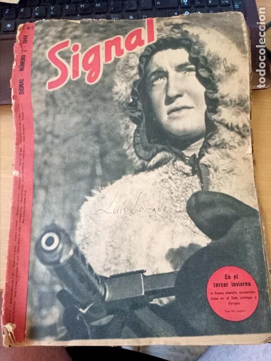 Militaria: SIGNAL 1944 N&ordm; 2 REVISTA GUERRA HITLER MUY SOBADA LEER