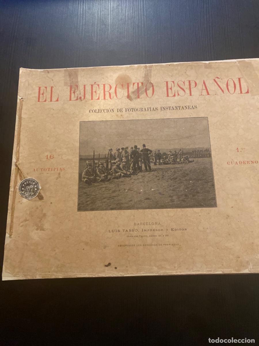 Military Antiques: Revista 16 fotograf&iacute;as laminas 40 x 30 El ej&eacute;rcito espa&ntilde;ol Luis Tasso 1877 - 1906 cuaderno n&uacute;mero 1