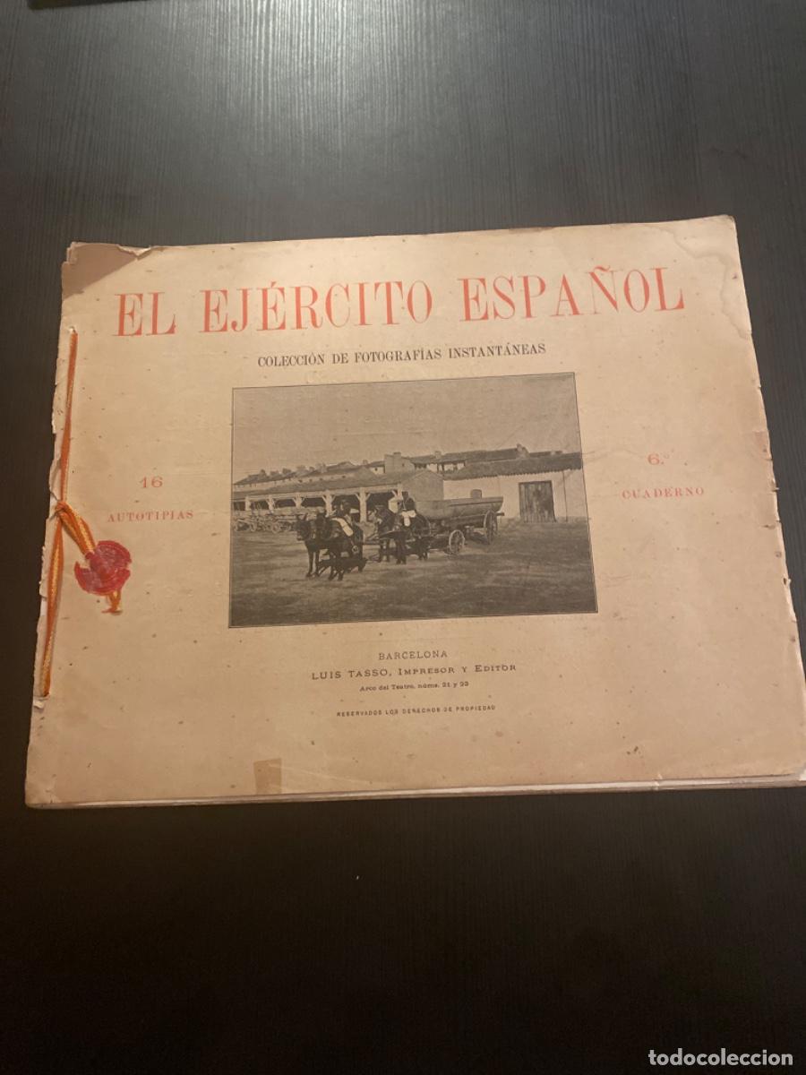 Military Antiques: Revista 16 fotograf&iacute;as laminas 40 x 30 El ej&eacute;rcito espa&ntilde;ol Luis Tasso 1877 - 1906 cuadern n&uacute;mero 6