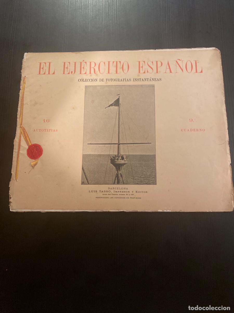 Military Antiques: Revista 16 fotograf&iacute;as laminas 40 x 30 El ej&eacute;rcito espa&ntilde;ol Luis Tasso 1877 - 1906 cuaderno n&uacute;mero 9