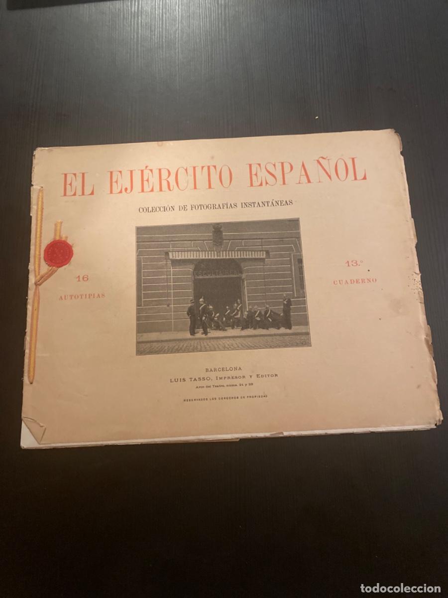 Military Antiques: Revista 16 fotograf&iacute;as laminas 40 x 30 El ej&eacute;rcito espa&ntilde;ol Luis Tasso 1877 - 1906 cuaderno n&uacute;mero 13