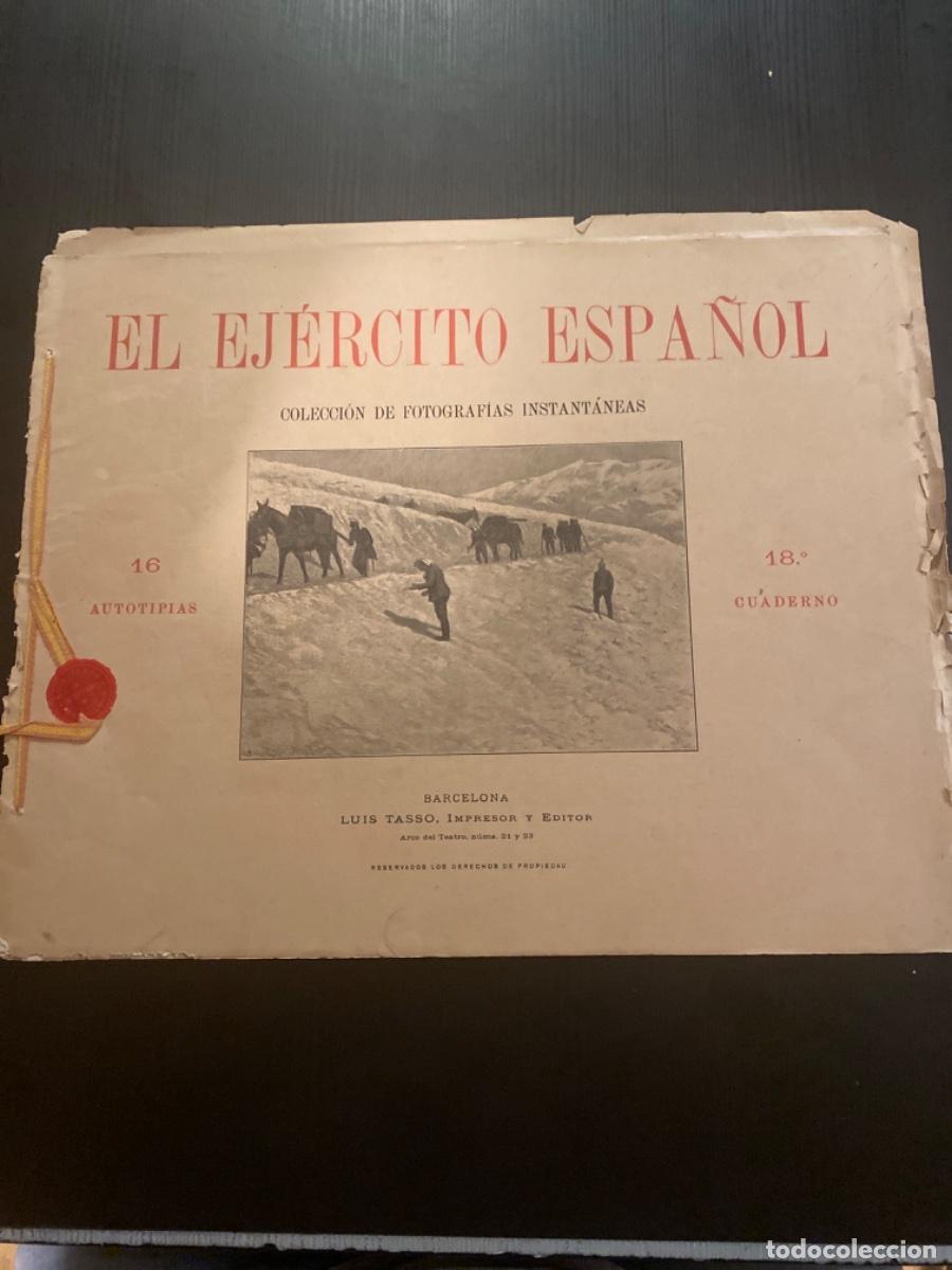Military Antiques: Revista 16 fotograf&iacute;as laminas 40 x 30 El ej&eacute;rcito espa&ntilde;ol Luis Tasso 1877 - 1906 cuadern n&uacute;mero 18