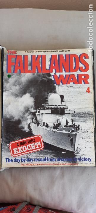 Military Antiques: REVISTA THE FALKLANDS WAR N&ordm; 4 1983 PETER WAY Marshall Cavendish. 4 MAY 1982. EXOCET
