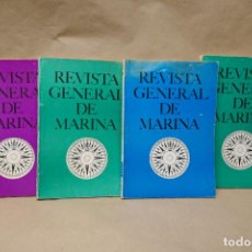 Militaria: REVISTA GENERAL DE MARINA . 4 TOMOS - ENERO, FEBRERO, MAYO Y JULIO 1968