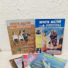 Militaria: LOTE 11 ANTIGUAS REVISTAS REVISTA MILITAR SOVIÉTICA NÚMEROS EN DESCRIPCIÓN