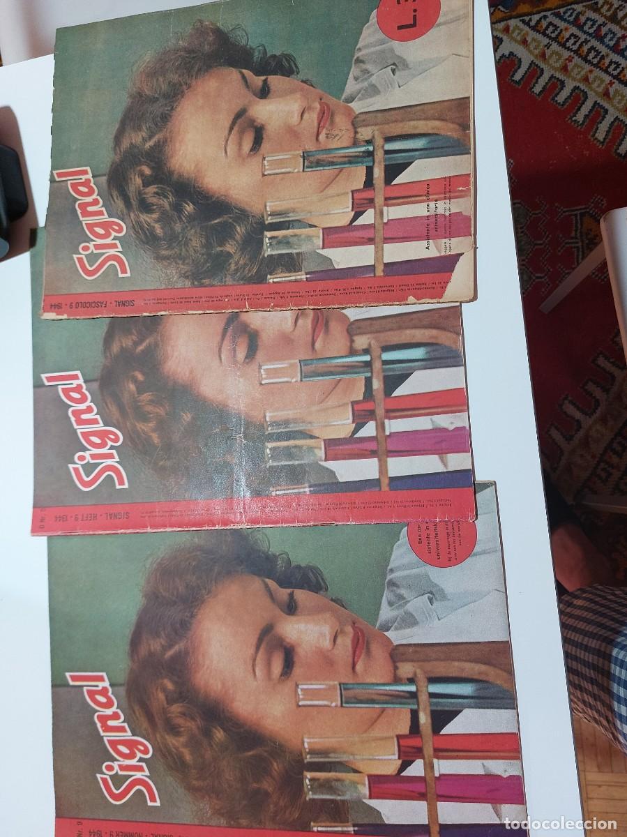 Militaria: Lote revistas signal 9 1944 varias versiones