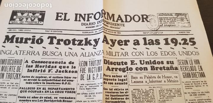 Militaria: EL INFORMADOR JUEVES 22 AGOSTO DE 1940