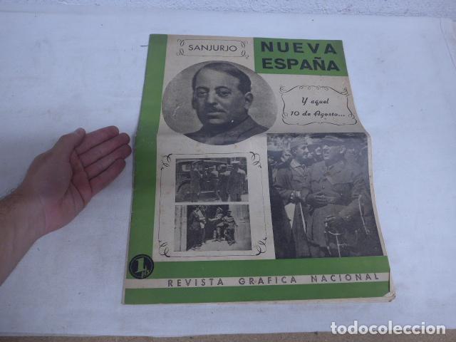 Military Antiques: Antigua revista Nueva Espa&ntilde;a de 1943, Sanjurjo, guerra civil