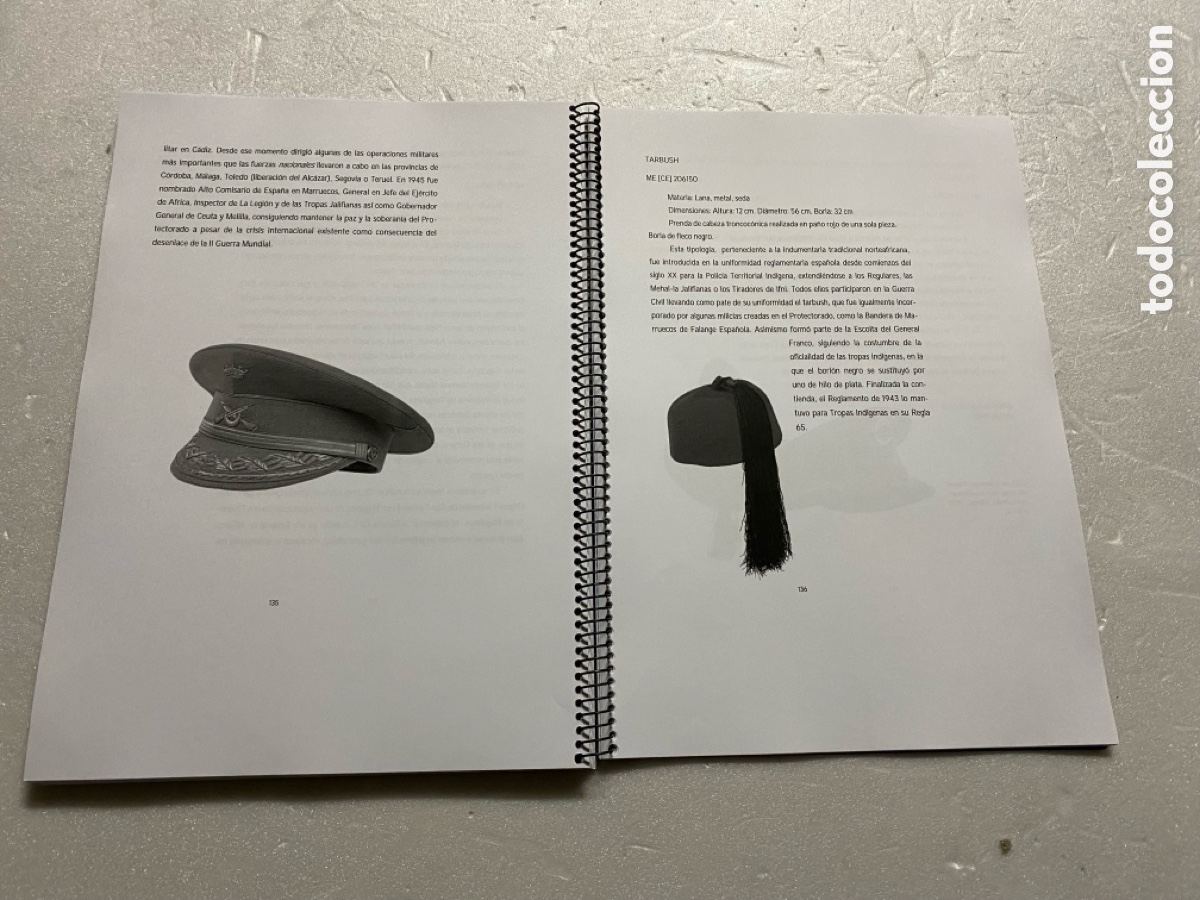 Militaria: LIBRO PRENDAS DE CABEZA DEL EJ&Eacute;RCITO ESPA&Ntilde;OL - Foto 3