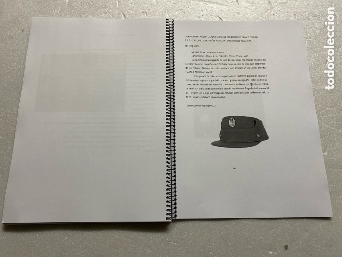Militaria: LIBRO PRENDAS DE CABEZA DEL EJ&Eacute;RCITO ESPA&Ntilde;OL - Foto 5