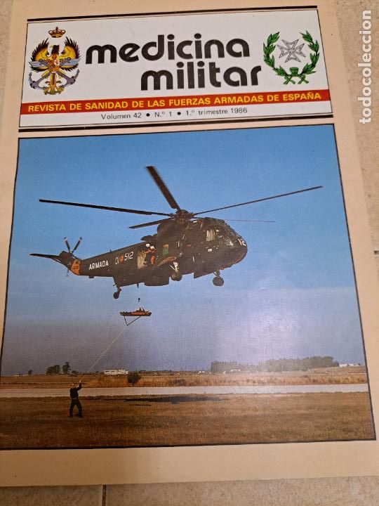 Military Antiques: Revista medicina militar ejercito espa&ntilde;ol 1986