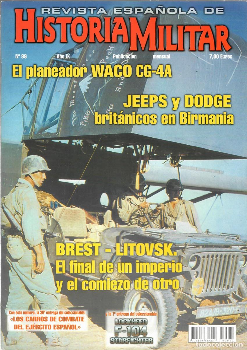 Militaria: REHM Revista espa&ntilde;ola de Historia Militar n&uacute;m 89 Jeeps y dodge - Planeador waco cg-4A
