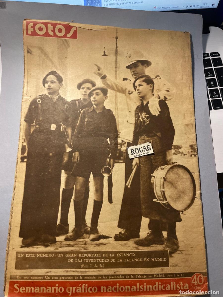 Military Antiques: POSGUERRA CIVIL - REVISTA FOTOSSEMANARIO GRAFICO NACIONAL SINDICALISTA A&Ntilde;O III N&ordm; 140 - 4 NOV. 1939