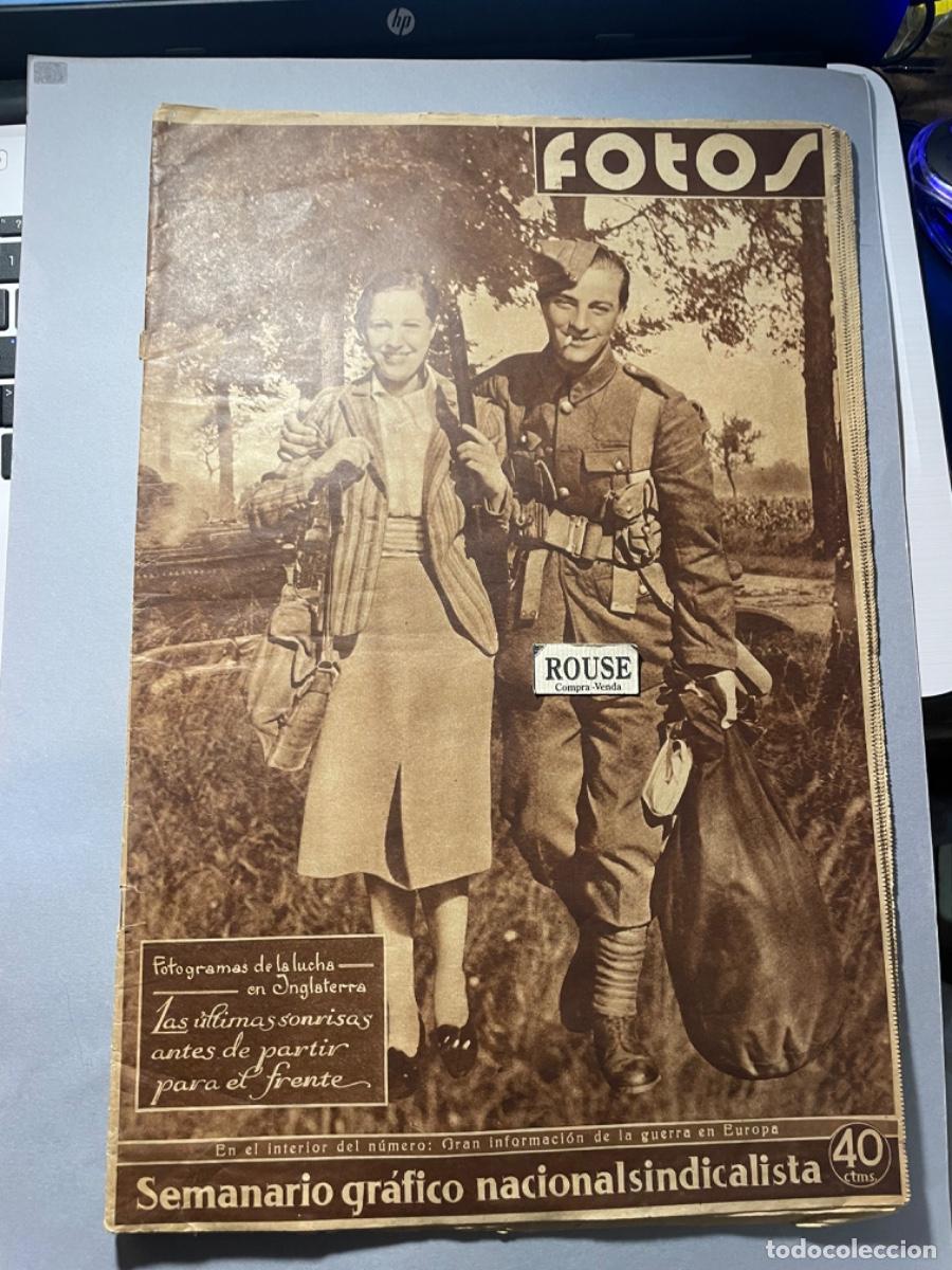 Military Antiques: POSGUERA CIVIL- REVISTA FOTOS SEMANARIO GRAFICO NACIONAL SINDICALISTA A&Ntilde;O III N&ordm; 137 - 14 OCTUBRE