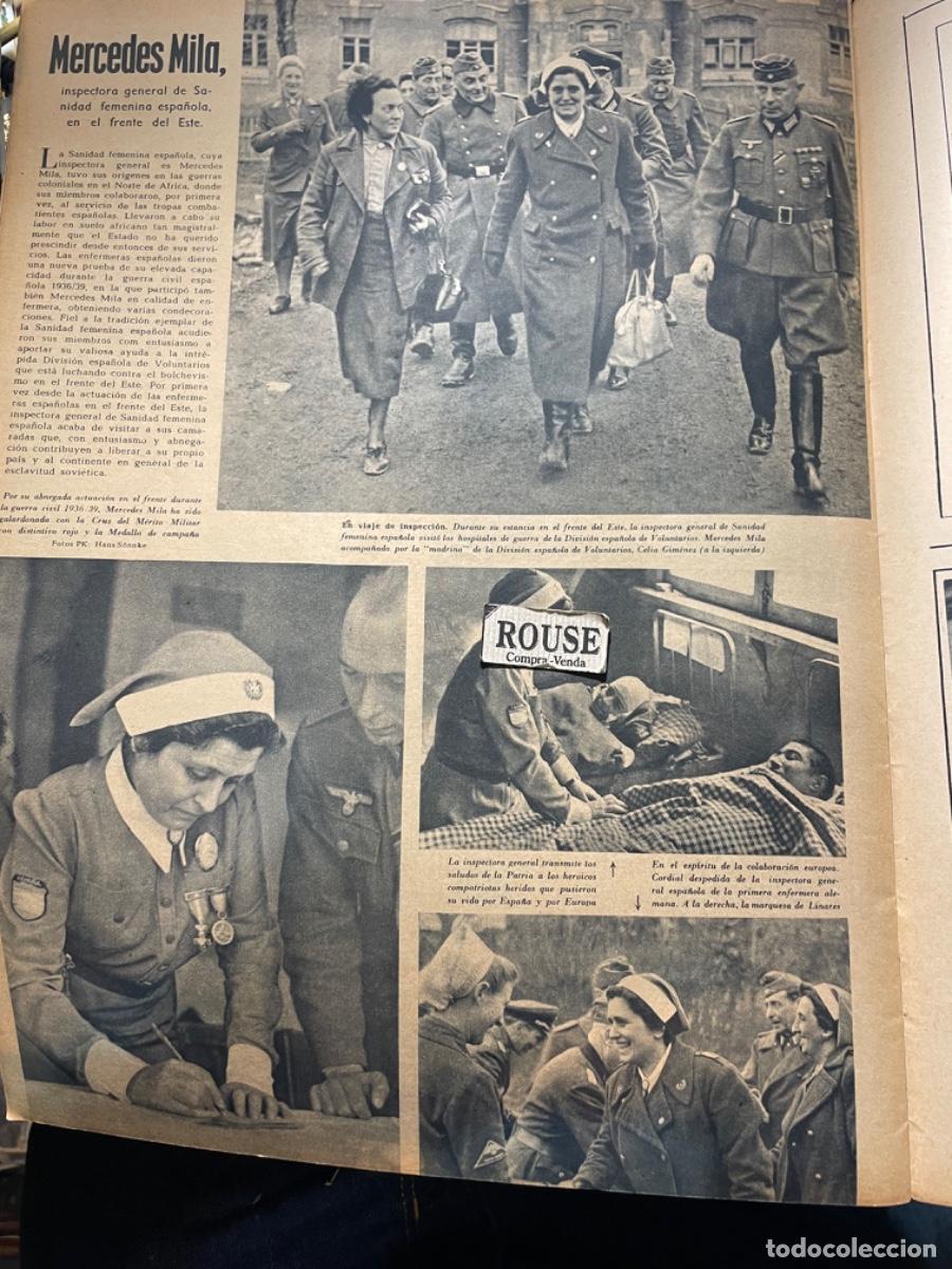 Military Antiques: II GUERRA MUNDIAL - ANTIGUA REVISTA SIGNAL N&ordm; 14 -1943 ILUSTRADA - MERCEDES MILA , INSPECTORA