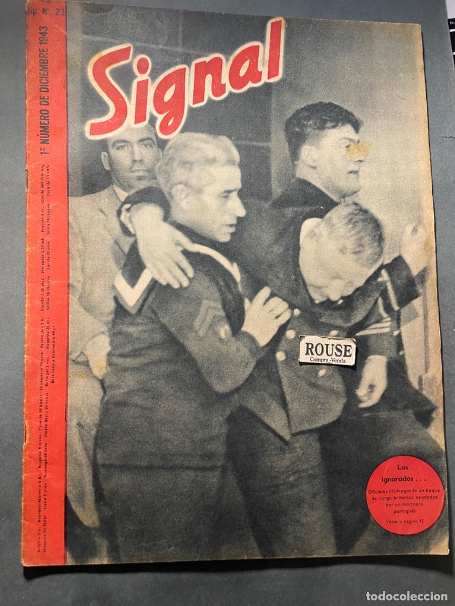 Military Antiques: II GUERRA MUNDIAL - ANTIGUA REVISTA SIGNAL N&ordm; 23 -1943 ILUSTRADA EL LIENZO ENCANTADO