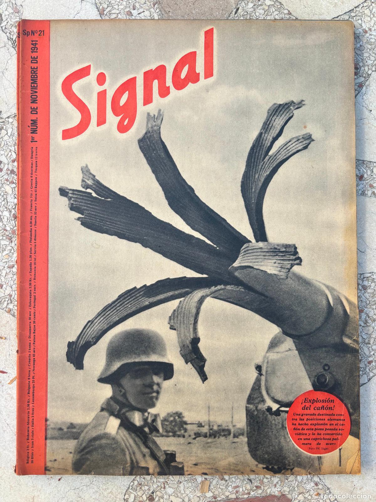 Military Antiques: SIGNAL NOVIEMBRE DEL A&Ntilde;O 1941. N&ordm; 21. EN CASTELLANO. REVISTA SEGUNDA GUERRA MUNDIAL.