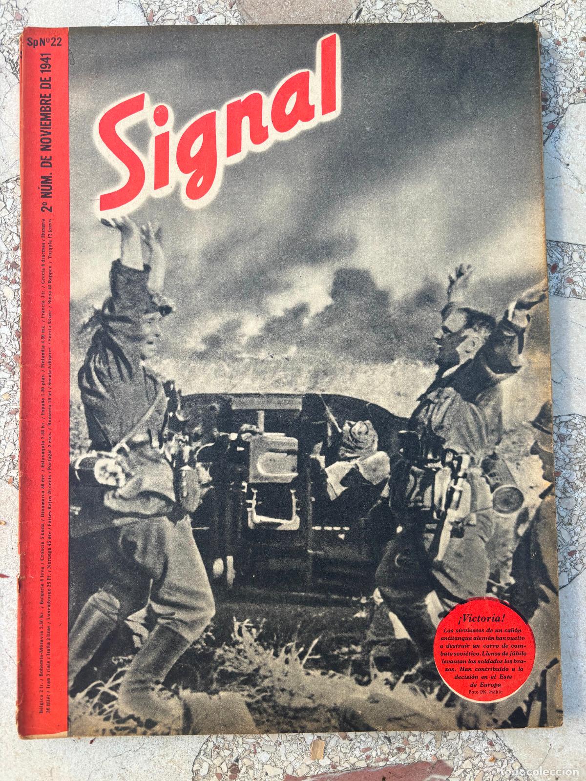 Military Antiques: SIGNAL NOVIEMBRE DEL A&Ntilde;O 1941. N&ordm; 22. EN CASTELLANO. REVISTA SEGUNDA GUERRA MUNDIAL.