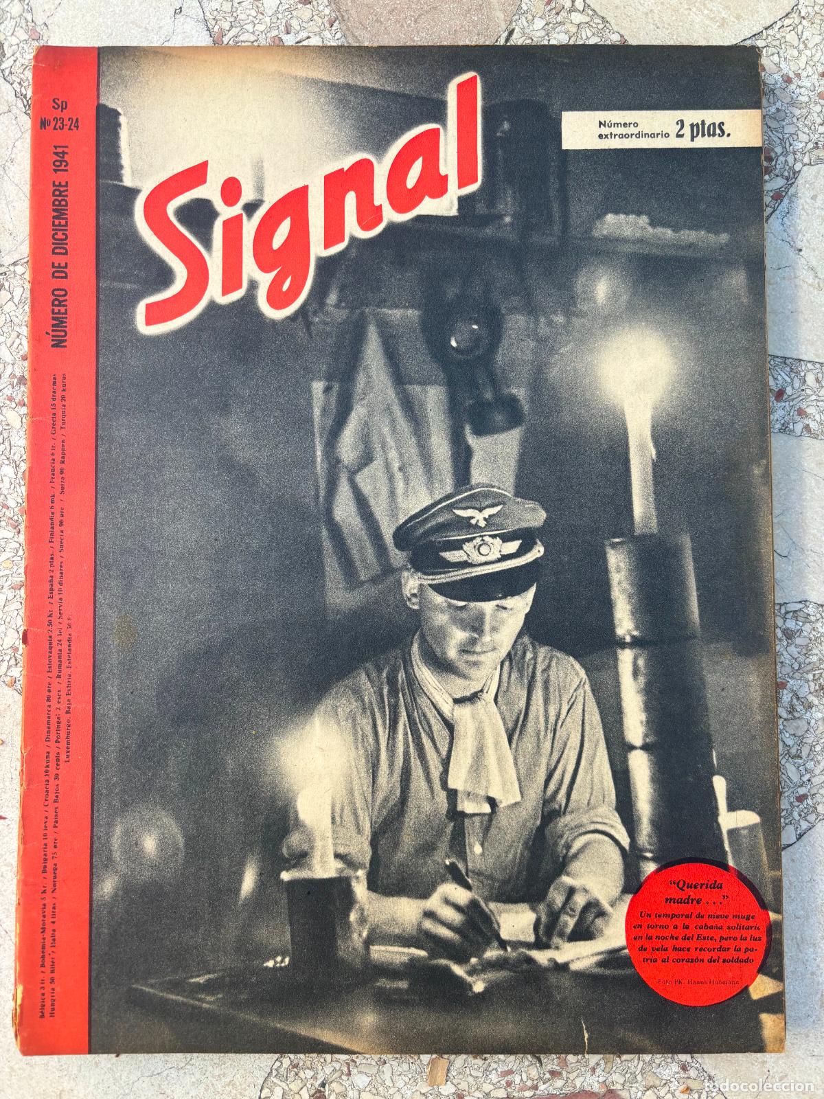 Military Antiques: SIGNAL DICIEMBRE DEL A&Ntilde;O 1941. N&ordm; 23-24. EN CASTELLANO. REVISTA SEGUNDA GUERRA MUNDIAL.