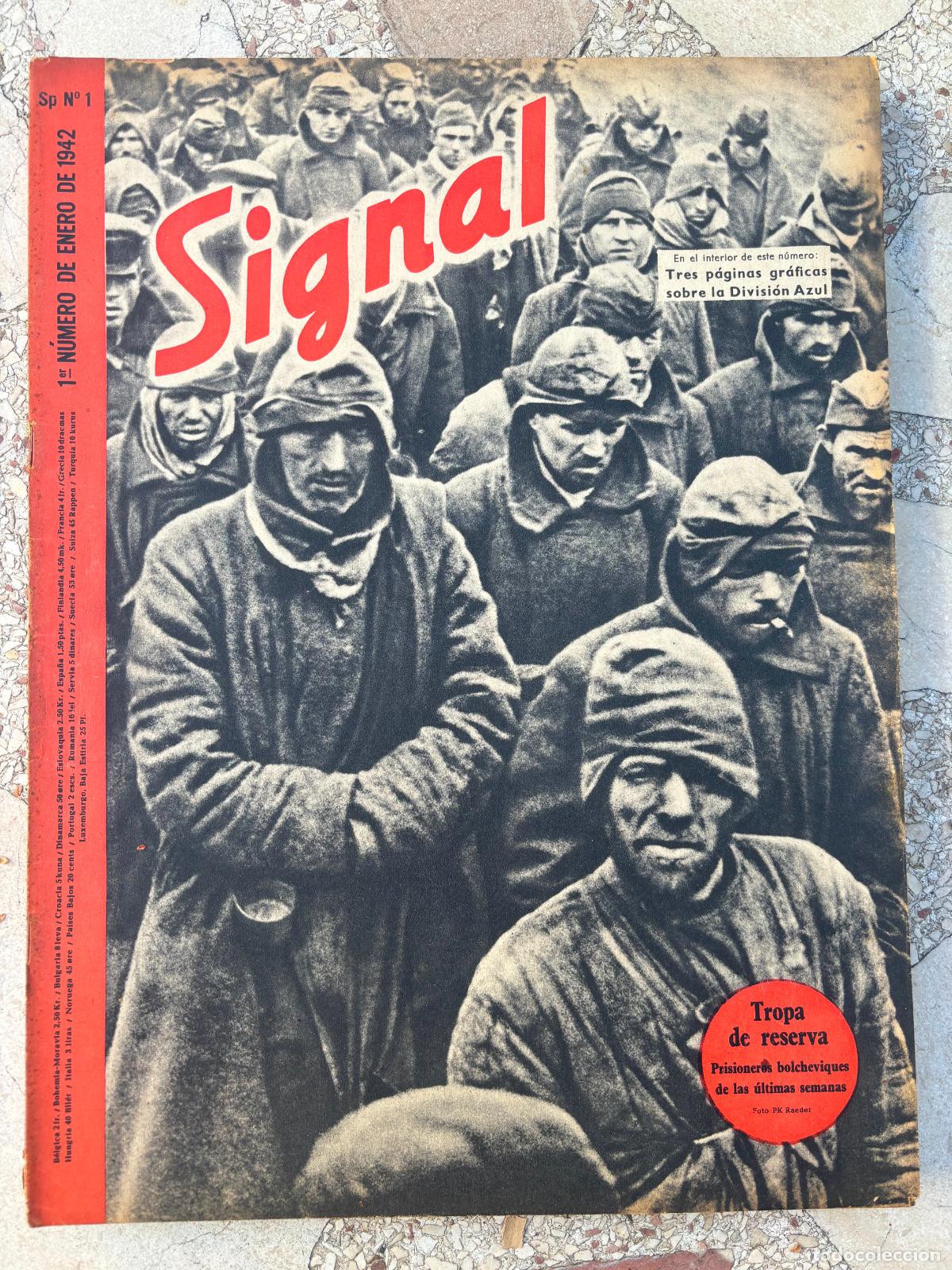 Military Antiques: SIGNAL ENERO DEL A&Ntilde;O 1942. N&ordm; 1. EN CASTELLANO. REVISTA SEGUNDA GUERRA MUNDIAL.