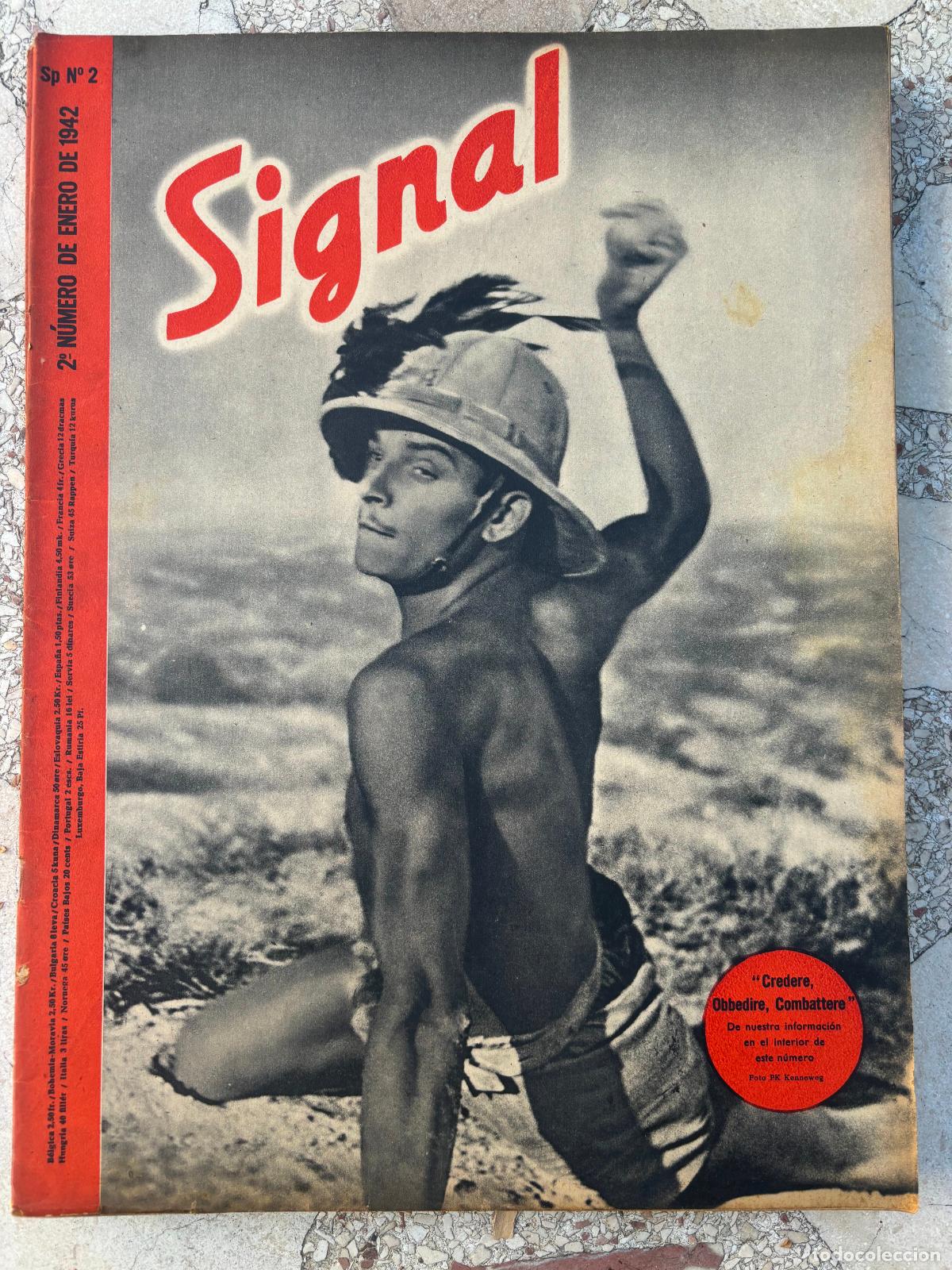 Military Antiques: SIGNAL ENERO DEL A&Ntilde;O 1942. N&ordm; 2. EN CASTELLANO. REVISTA SEGUNDA GUERRA MUNDIAL.