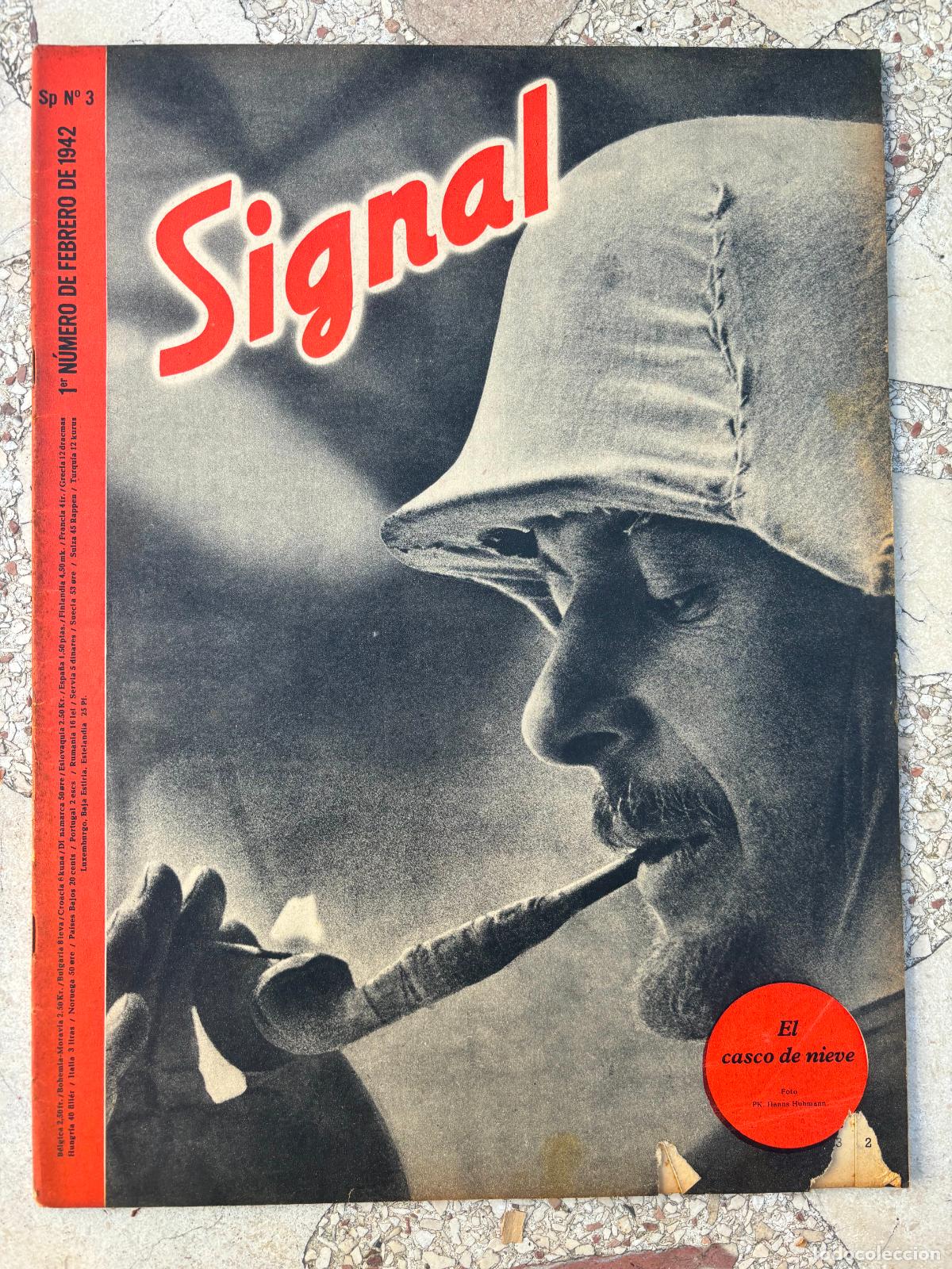 Military Antiques: SIGNAL FEBRERO DEL A&Ntilde;O 1942. N&ordm; 3. EN CASTELLANO. REVISTA SEGUNDA GUERRA MUNDIAL.