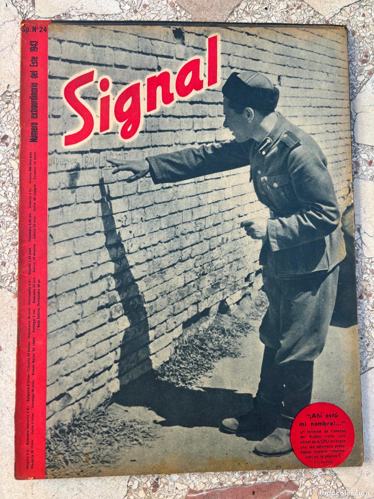 Military Antiques: SIGNAL NUMERO EXTRAORDIANARIO DEL A&Ntilde;O 1943. N&ordm; 24. EN CASTELLANO. REVISTA SEGUNDA GUERRA MUNDIAL.