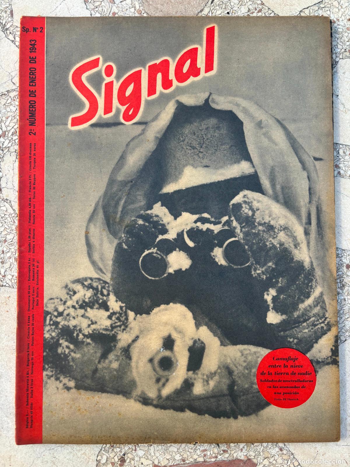 Military Antiques: SIGNAL ENERO DEL A&Ntilde;O 1943. N&ordm; 2. EN CASTELLANO. REVISTA SEGUNDA GUERRA MUNDIAL.