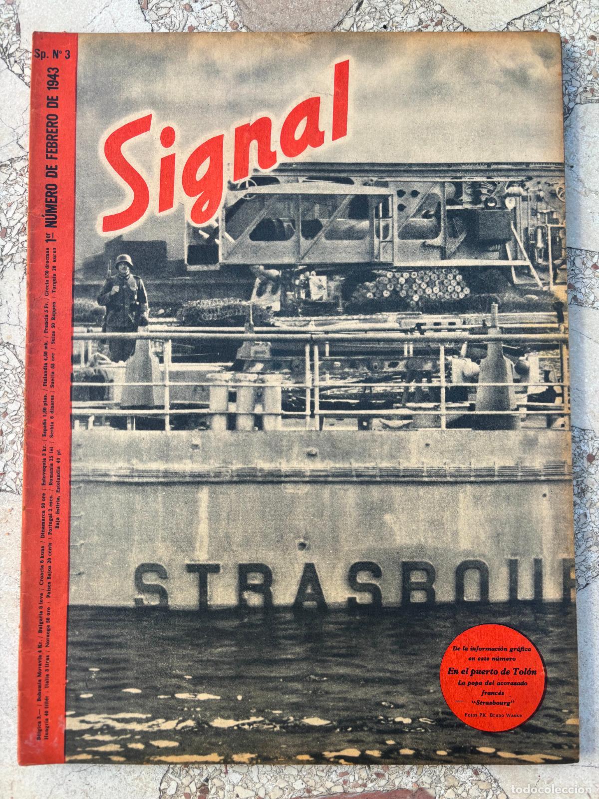 Military Antiques: SIGNAL FEBRERO DEL A&Ntilde;O 1943. N&ordm; 3. EN CASTELLANO. REVISTA SEGUNDA GUERRA MUNDIAL.