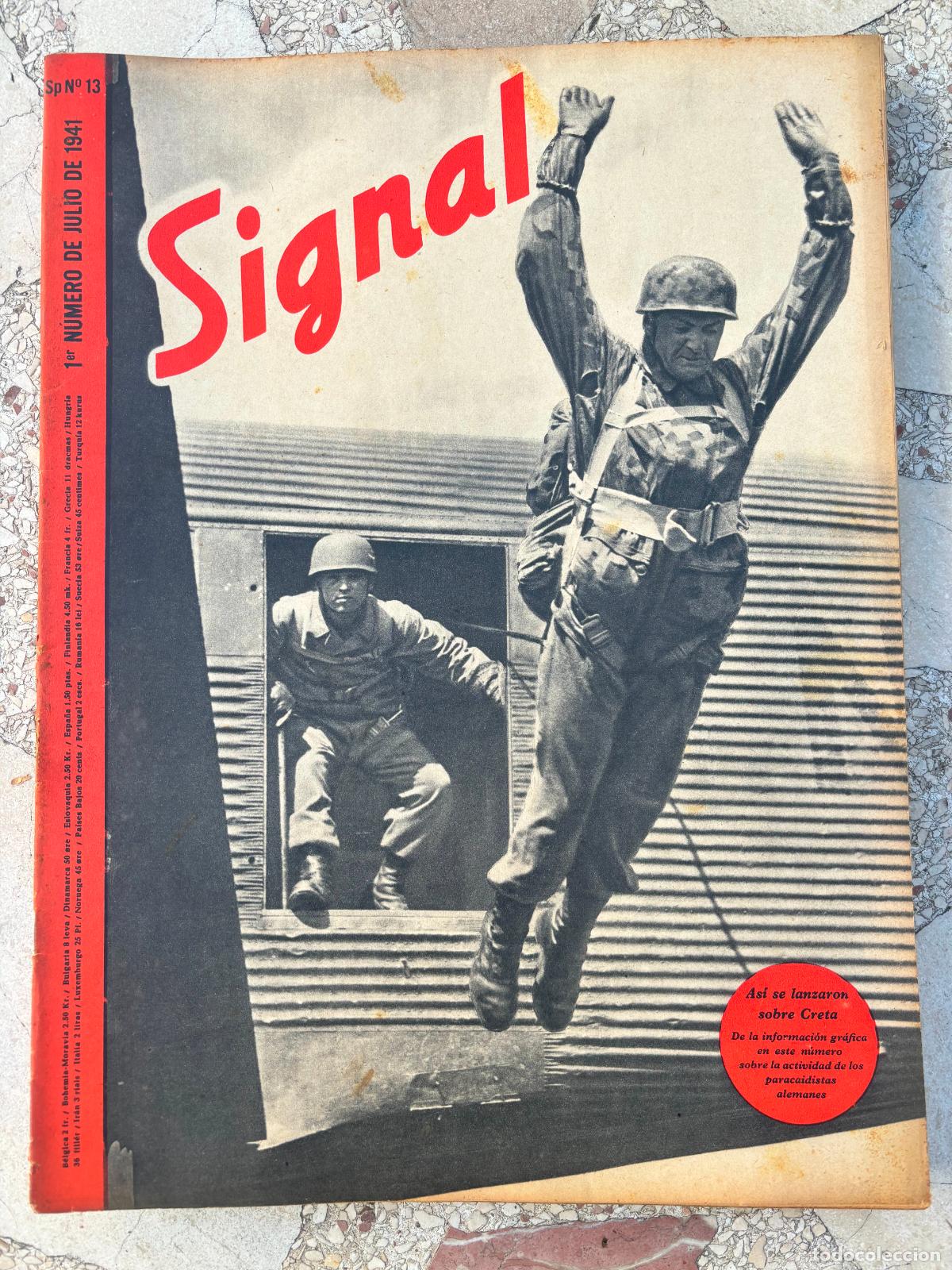 Military Antiques: SIGNAL JULIO DEL A&Ntilde;O 1941. N&ordm; 13. EN CASTELLANO. REVISTA SEGUNDA GUERRA MUNDIAL.