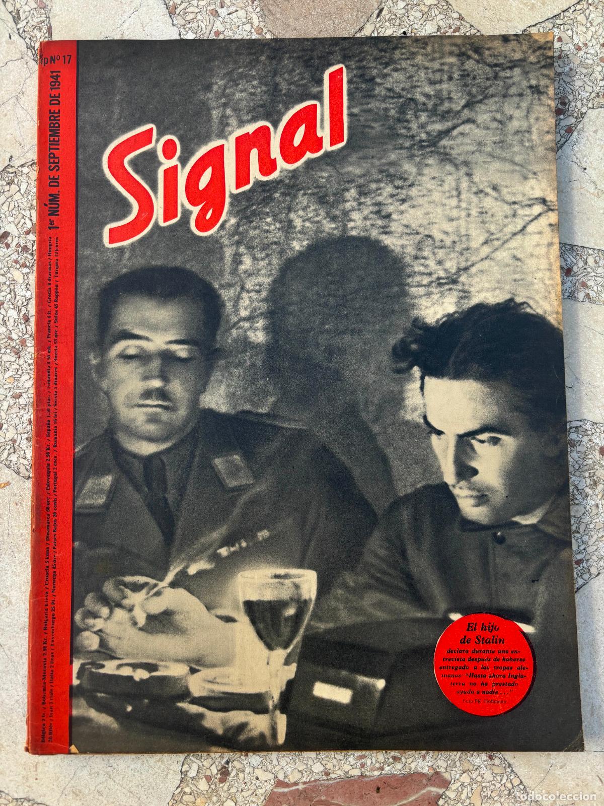 Militaria: SIGNAL SEPTIEMBRE DEL A&Ntilde;O 1941. N&ordm; 17. EN CASTELLANO. REVISTA SEGUNDA GUERRA MUNDIAL.