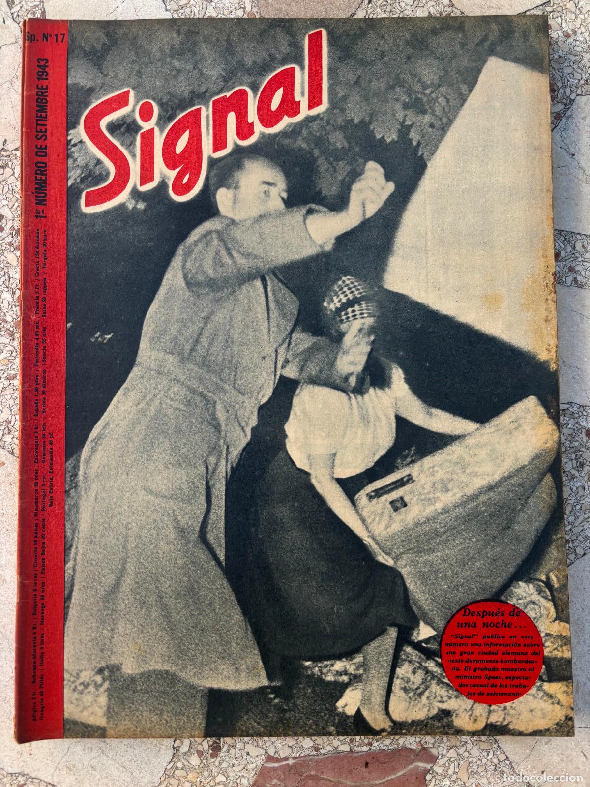 Military Antiques: SIGNAL SEPTIEMBRE DEL A&Ntilde;O 1943. N&ordm; 17. EN CASTELLANO. REVISTA SEGUNDA GUERRA MUNDIAL.