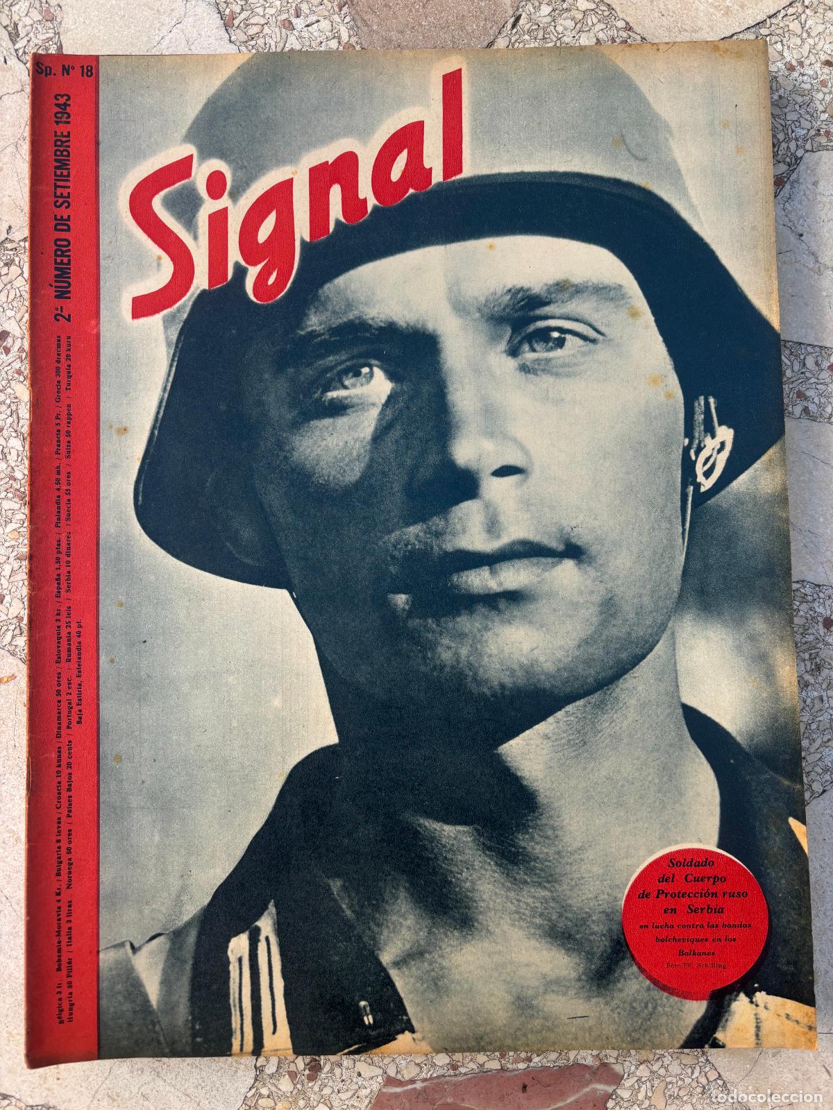 Military Antiques: SIGNAL SEPTIEMBRE DEL A&Ntilde;O 1943. N&ordm; 18. EN CASTELLANO. REVISTA SEGUNDA GUERRA MUNDIAL.